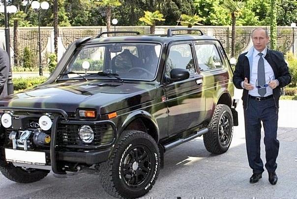 Wladimir Putin und sein Lada Niva. Foto: Auto-Reporter/PS-Automobilreport